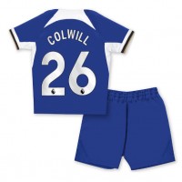 Chelsea Levi Colwill #26 Hjemmedraktsett Barn 2023-24 Kortermet (+ Korte bukser)